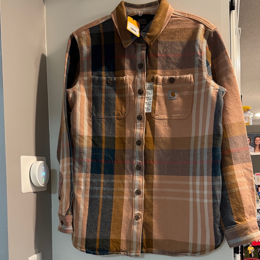 Carhartt Multicolor Plaid Button-Up Shirt Jacket